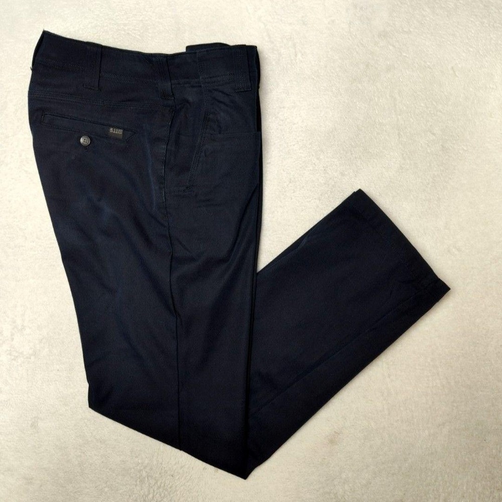 5.11 Tactical Pants Mens 32x32 Blue Edge Chino Straight Flat Workwear 74481